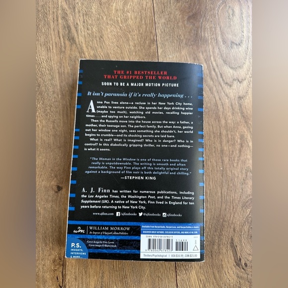 The Woman in the Window Book by A.J. Finn - Picture 6 of 7